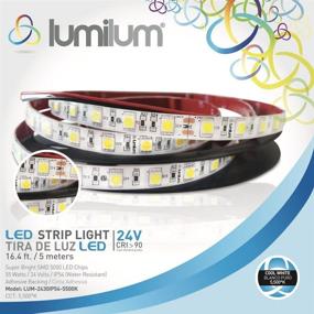 img 4 attached to Lumilum LED Strip Lights – Professional Tape Lights – 24V Dimmable IP54 (16