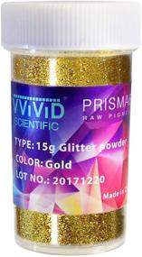 img 2 attached to ✨ VViViD Prisma65 Gold Metallic Glitter Powder 15g Jar - Stunning Sparkle in 1 Unit!