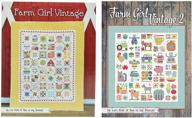📚 2 quilting books by lori holt: farmgirl vintage and farmgirl vintage 2 - complete guides for sewing and quilting! logo