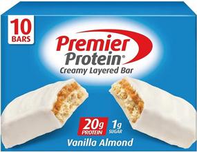 img 4 attached to 💪 Протеиновый бустер: Протеиновый батончик Premier Protein 20 г, ванильно-миндальный, упаковка из 10 штук