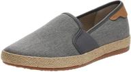 👞 geox copacabana espadrille: stylish men's shoes in loafers & slip-ons, size 6-6.5 medium logo