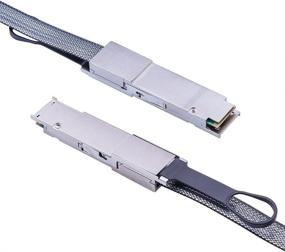 img 2 attached to 🔌 40G QSFP+ DAC Cable - High-Speed 40GBASE-CR4 Copper Twinax QSFP Cable with 3M Axial Technology for Cisco, Meraki, Mikrotik