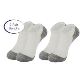 img 1 attached to DermaSox Foot Treatment System: Moisturizing Relief for Dry, Cracked 👣 Heels and Feet, Ideal for Diabetics and Sensitive Skin, 2 Pairs (Medium/Large)