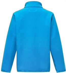 img 3 attached to YINGJIELIDE Boy's Polar Fleece Jacket: Full-Zip Coat for Kids – Soft, Warm, and Outdoor-friendly Sweatshirt