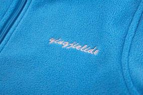 img 1 attached to YINGJIELIDE Boy's Polar Fleece Jacket: Full-Zip Coat for Kids – Soft, Warm, and Outdoor-friendly Sweatshirt