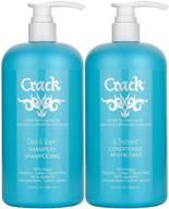 💆 revitalize your hair with crack clean & soaper shampoo and in treatment conditioner - 33.8 oz pump included logo
