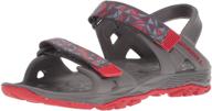 🌊 merrell girls hydro sandal: versatile and comfortable shoes for active girls logo