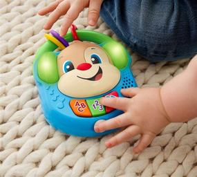 img 1 attached to 🎵 Fisher-Price Laugh & Learn Sing & Learn Music Player - Blue, Green, Brown: Interactive Educational Toy for Toddlers