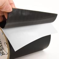 🛠️ patch & shield power tape black: all weather stretchy sealing tape - waterproof, ideal for roofing, pipes, holes, and cracks! butyl tape 4 inch x 5 feet логотип