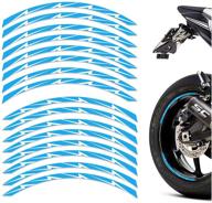 mc motoparts 2 set 8 pcs 17&#34 motorcycle & powersports in parts logo