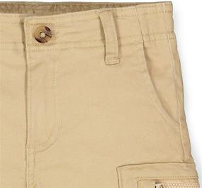 img 3 attached to Hope Henry Cotton Twill Cargo Boys' Clothing for Shorts