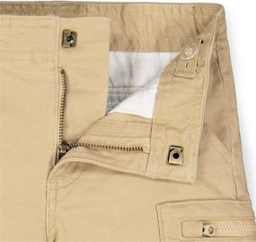 img 2 attached to Hope Henry Cotton Twill Cargo Boys' Clothing for Shorts