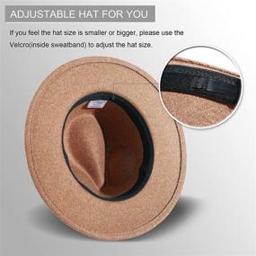 img 1 attached to Шляпа с пряжкой Jastore Vintage 🧢 Fedora - Неотъемлемый аксессуар для мальчиков