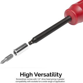 img 1 attached to 🔧 Neiko 10573B Torque Screwdriver Set 1/4" Drive Long Shank, 10-50 In-Lb Range, 20 Bits