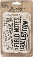 discover the power of words: tim holtz idea-ology quote chips - 58 inspirational chipboard quotes (th93563) logo