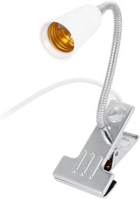 img 4 attached to 🔌 Yi Lighting - US Plug Flexible Aluminum Wire Neck Clip Lamp Holder: Adjustable, ON/OFF Switch, for Reptiles, Desk, Grow & Aquarium Light