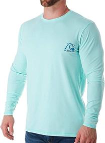 img 1 attached to Quiksilver Mens Heritage Sleeve T Shirt Sports & Fitness in Water Sports
