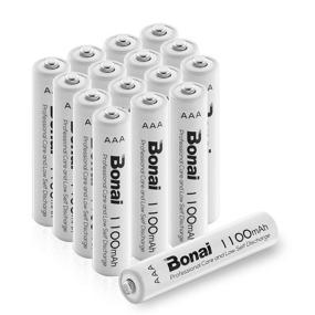 img 1 attached to BONAI Battery High Capacity Rechargeable Batteries Household Supplies