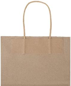 img 1 attached to Premium Bulk 50 Pack Medium Blue Kraft Paper Bags with Handles - Bagmad Gift Bags, Craft Grocery Shopping Retail Party Favors Wedding Bags Sacks (Navy Blue, 50pcs)