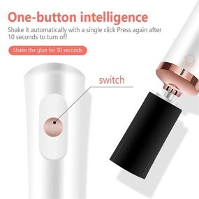 img 2 attached to Efficient Glue Shaker for Eyelash Extensions: Eenten Nail Lacquer Shaker 💃 with Multiple Connectors and Sizes - Electric Lash Glue & Nail Polish Mixer