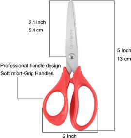 img 2 attached to OneName Scissors Mfort Grip Handles Student