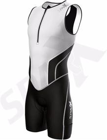img 3 attached to Sparx Triathlon Skinsuit Bike Swim Run Pockets Sports & Fitness