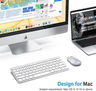 🖥️ omoton беспроводная bluetooth-клавиатура для mac: компактная клавиатура для macbook pro/air, imac, mac mini и других устройств! логотип