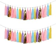 tissue tassel garland birthday unicorn logo