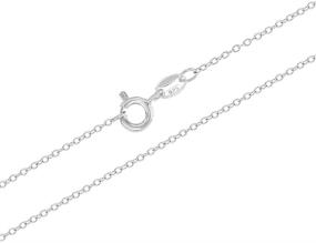 img 1 attached to 💖 Delicate 925 Sterling Silver 16" Open Heart Pendant Necklace for Girls - Sparkling Cubic Zirconia CZ Heart Chain - Elegant Jewelry for Little Girls