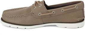 img 2 attached to Sperry Top Sider Leeward Perforated Taupe: Stylish Footwear for Men