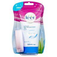 veet shower removal sensitive vitamin logo