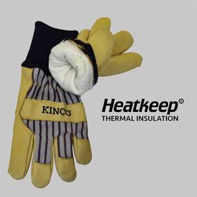 img 2 attached to 🧤 Kinco Premium Leather Work And Ski Gloves: The Ultimate Choice for Occupational Health & Safety Products