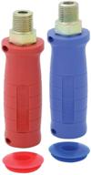 🔵 gg grand general 99529 gladhand grips with double lip seals (red/blue), 1/2 inch nptf logo