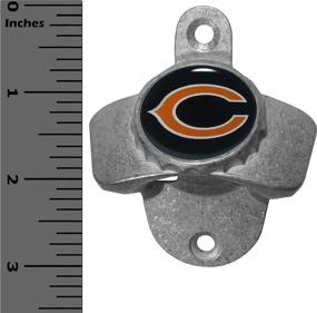 img 1 attached to Official NFL Chicago Bears Wall Mounted Bottle Opener: A Must-Have for Die-Hard Fans!