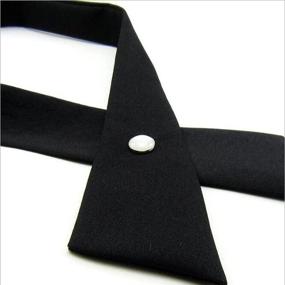 img 2 attached to Adjustable Criss Cross Bowtie Uniform Accessories