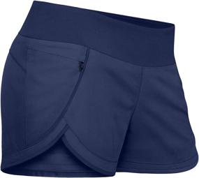 img 3 attached to 🏃 Achieve Optimal Comfort and Convenience with Fulbelle Women's Banded Waist Running Fitness Workout Shorts - Featuring Invisible Zipper Pockets