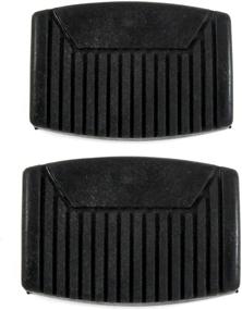 img 3 attached to 🚗 Enhance Control & Safety: Red Hound Auto Brake Clutch Pedals Pad for Ford Truck F150 F250 F350 1964-2008 Manual Transmission