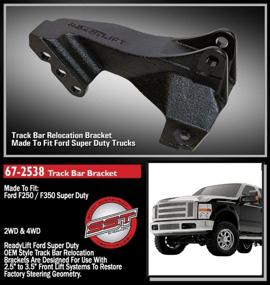 img 3 attached to 🔧 Silver Track Bar Relocation Bracket - ReadyLift 67-2538 for F250/F350/F450