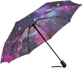 img 2 attached to InterestPrint Universe Windproof Umbrella Unbreakable