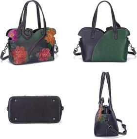 img 3 attached to 👜 Premium YHOK Genuine Leather Handbags: Stylish Crossbody Women's Handbags & Wallets