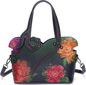 img 4 attached to 👜 Premium YHOK Genuine Leather Handbags: Stylish Crossbody Women's Handbags & Wallets