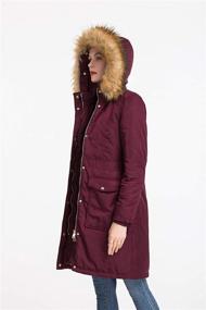 img 2 attached to Polydeer Womens Hooded Waterproof Thickened Women's Clothing and Coats, Jackets & Vests