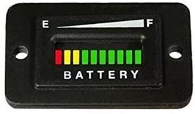 img 2 attached to Automotive Authority LLC 48V Golf Cart Battery Indicator Meter Gauge - Compatible with EZGO, Club Car, and Yamaha