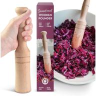 premium sauerkraut pounder – durable wooden tamper for perfect sauerkraut, kimchi, and meat tenderizing logo