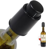 🍷 wine stopper with vacuum and time scale record for wine bottles - reusable silicone seal corks keep wine fresh - wine pump stopper【1pack】 logo