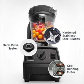 img 3 attached to 🖤 Black Vitamix E320 Explorian Blender with 64 oz Capacity