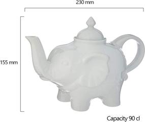 img 1 attached to 🐘 BIA Cordon Bleu Ceramic Elephant Teapot