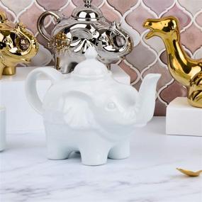 img 3 attached to 🐘 BIA Cordon Bleu Ceramic Elephant Teapot