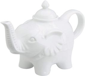 img 4 attached to 🐘 BIA Cordon Bleu Ceramic Elephant Teapot