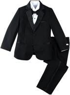 modern tuxedo black burgundy boys' clothing and suits & sport coats by spring notion logo